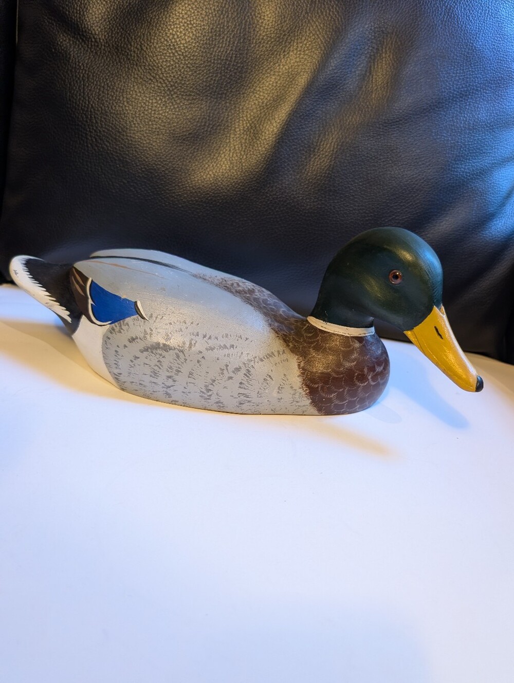 Vintage 1985 Heritage Decoys Mallard Drake Signed Roger Desjardins Imperial